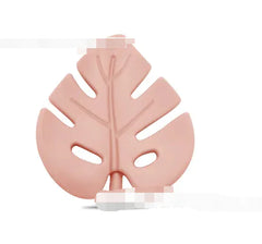 Baby Silicone Teether Leaf for Soothing Relief (Single)