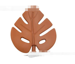 Baby Silicone Teether Leaf for Soothing Relief (Single)