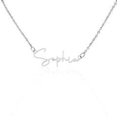 Personalized Signature Name Necklace