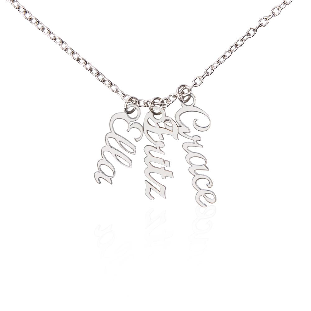 Personalized Multi Name Necklace