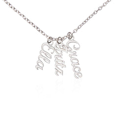 Personalized Multi Name Necklace