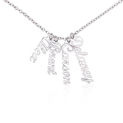 Personalized Multi Name Necklace