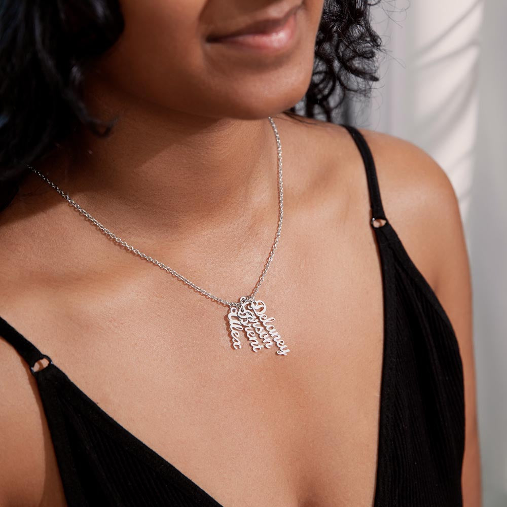 Personalized Multi Name Necklace