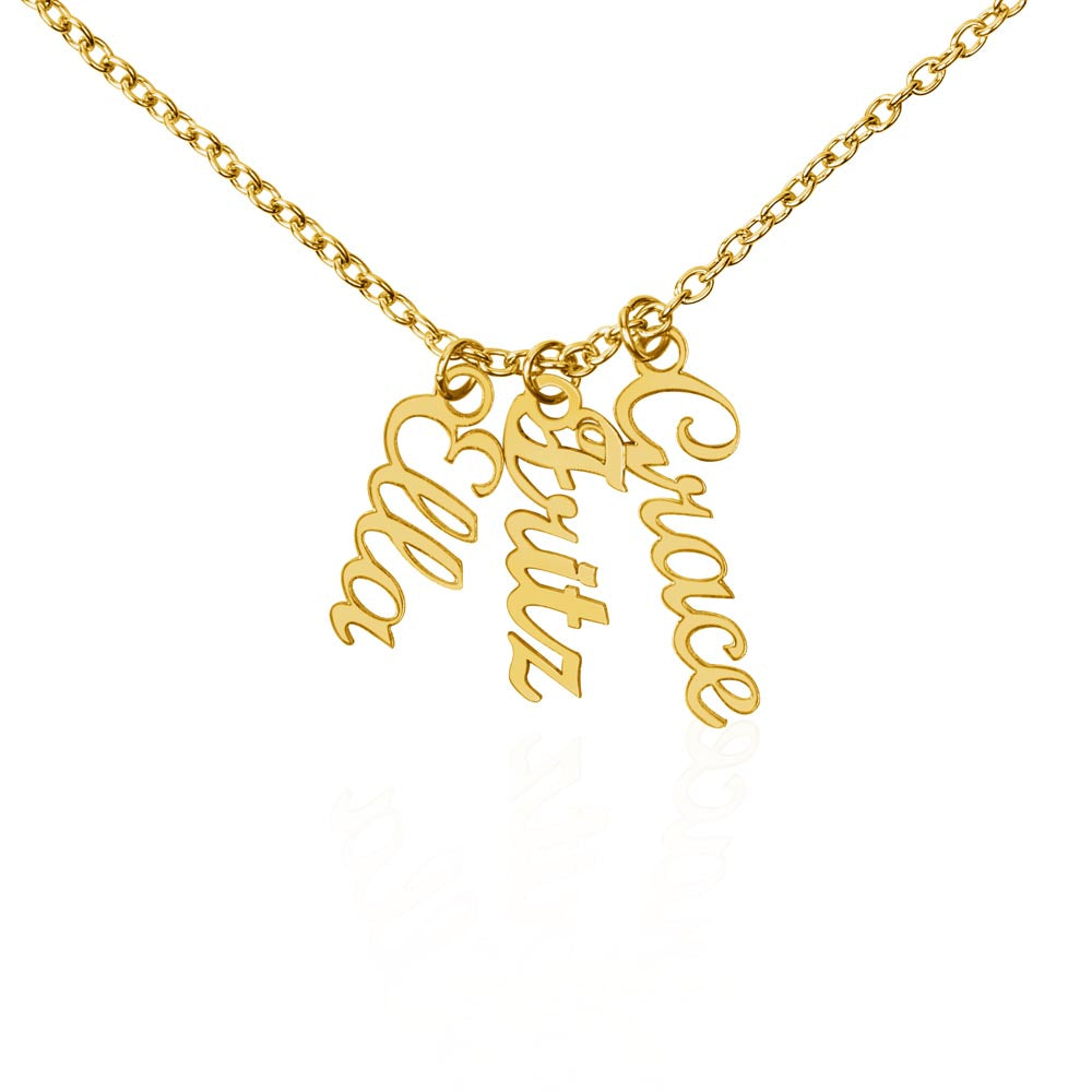 Personalized Multi Name Necklace