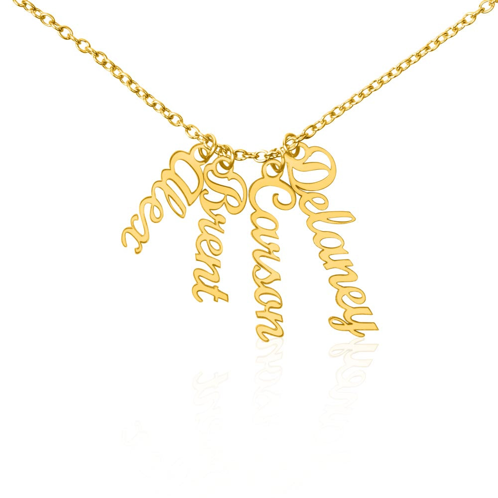 Personalized Multi Name Necklace