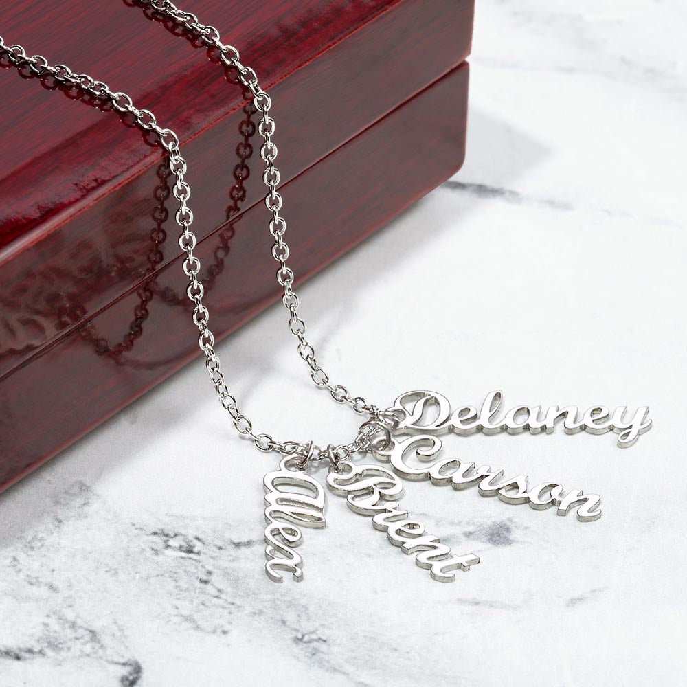 Personalized Multi Name Necklace