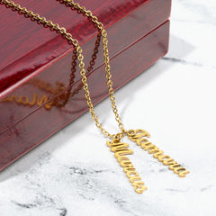 Personalized Multi Name Necklace
