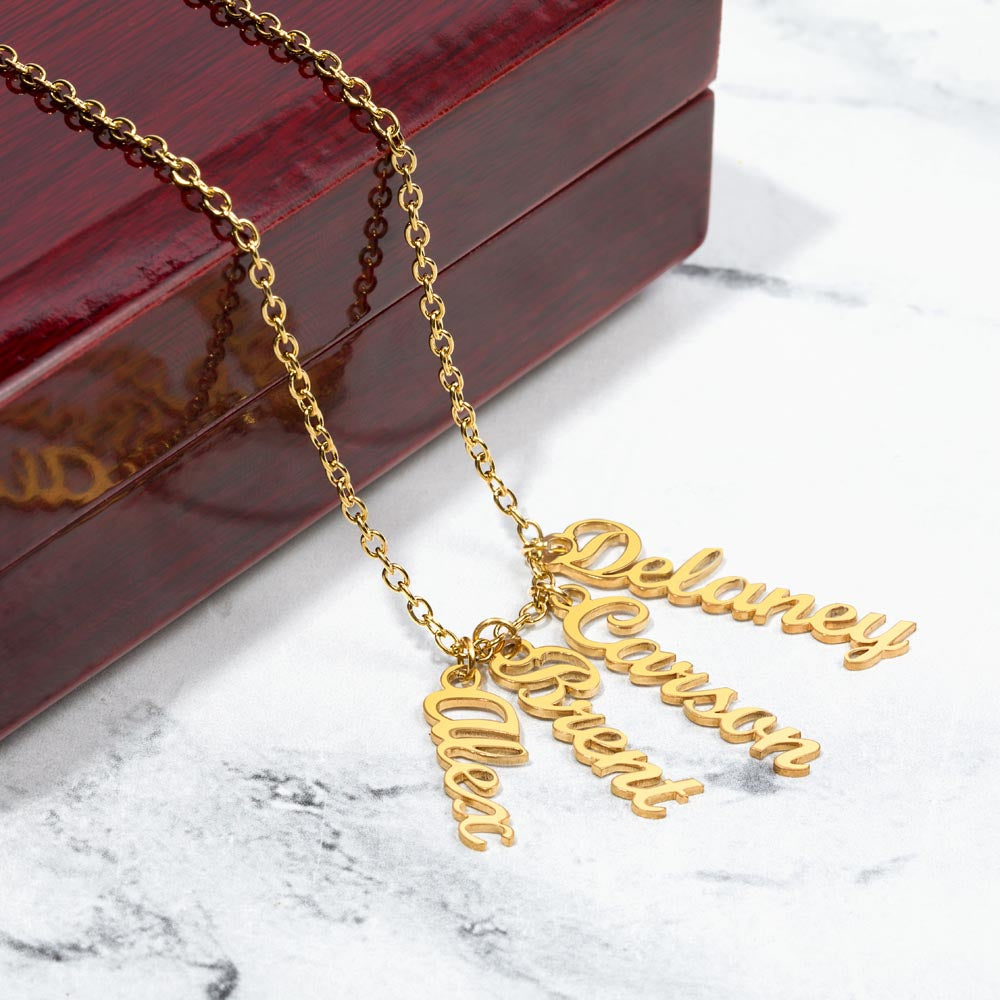 Personalized Multi Name Necklace