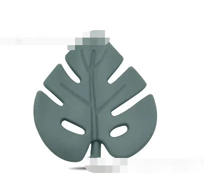 Baby Silicone Teether Leaf for Soothing Relief (Single)