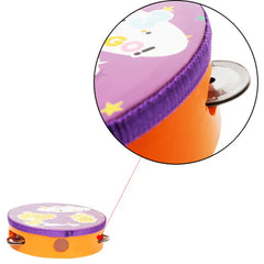 15cm Hand Clapping Flower Tambourine Percussion Toy